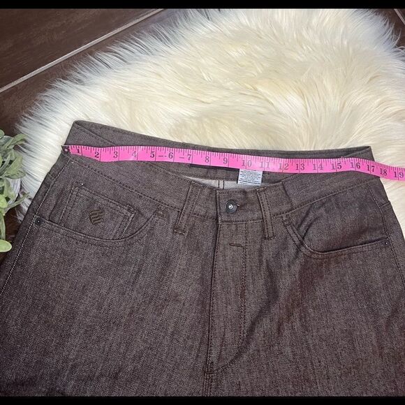 Rocawear chocolate brown denim shorts sz 34 - Picture 4 of 6